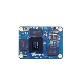 Orange Pi CM5 4GB RAM with 32GB EMMC LPDDR4 Rockchip RK3588S AI Accelerator 6TOPS, Compute Module 5 WiFi Bluetooth BLE(CM5 Tablet Floor Support) Single Board Computer (CM5 4G32G)