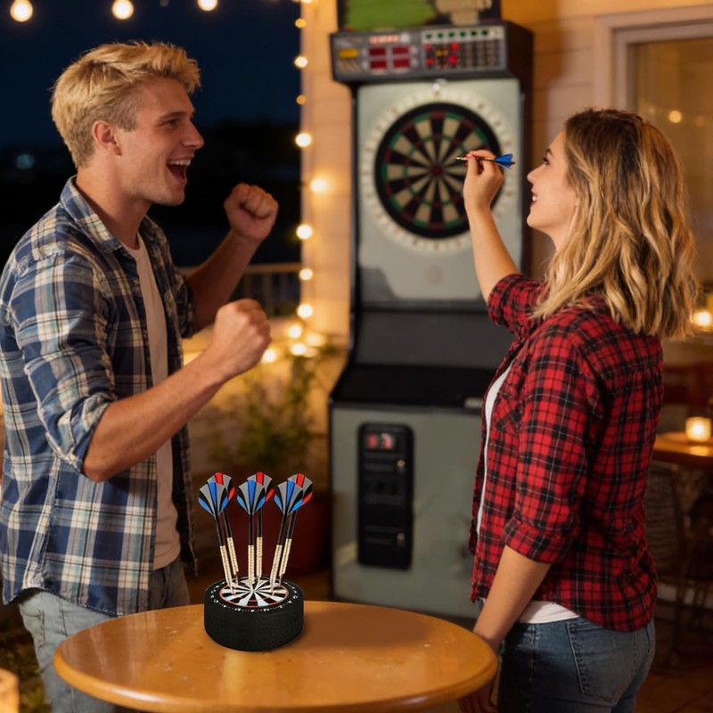2 Pcs Dart Holder Stand, 10cm Space-Saving Mini Dartboard Accessories