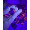 Unbranded Emberlite 4mm Beads UV Reactive Fluorescent Glowing Sterling Silver