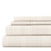 LINENS & HUTCH Thatch Pattern 4-Piece Sheet Set