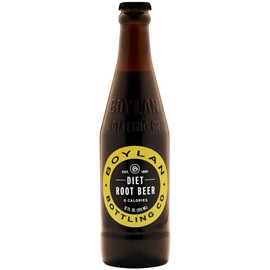 Boylan Bottling Craft Diet Root Beer 12oz Glass Bottle (12 Pack, Diet Root Beer)