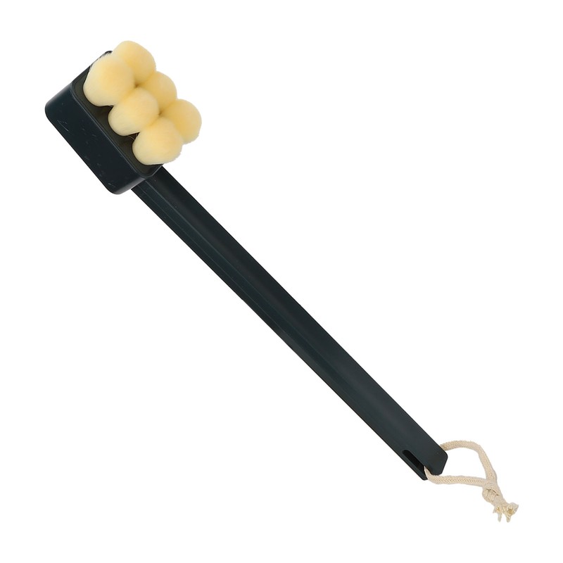Shower Bath Brush Long Handle Removable Fine Fluffy Soft Scrubber