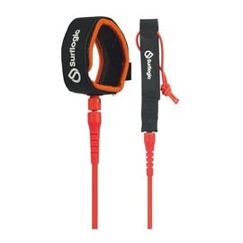 SURF LOGIC Surflogic Leash Pro 6 Accessories, Adults Unisex, Orange (Orange), One Size