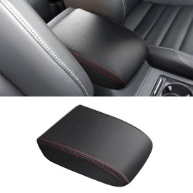 KOLOME Centre Armrest Cover for Golf 7 MK7 2013-2020 Car Centre Console Pad Armrest Pad Armrest Protector Armrest Covers (Red)