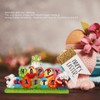 Easter Eggs Bunny Ornament Waterproof Resin Eggs Bunny Centerpiece Adorable