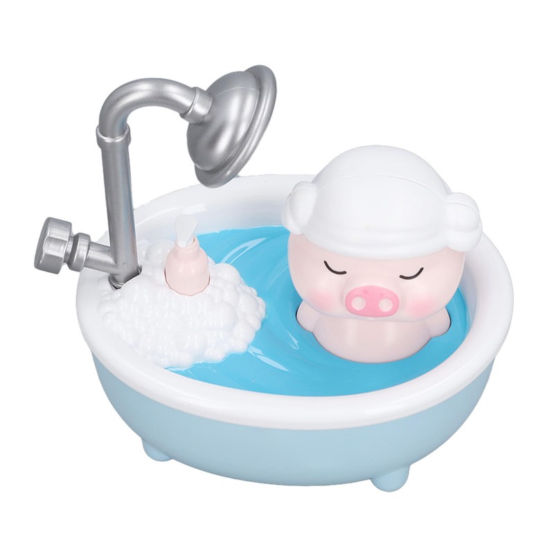 Electric Baby Bath Toy Piggy Shaped Water Spraying Head Endless