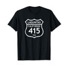 California Area Code 415 Lagunitas, Home State T Shirt