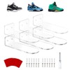 Floating Shoe Rack,Acrylic Clear Wall Mounted Shoe Display Shelf,Display Shoe&Sneaker