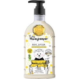 Loción Corporal Infantil HoneyKeeper con Avena y Miel 414ml | Hidratación Suave, Hipoalergénica y 100% Orgánica