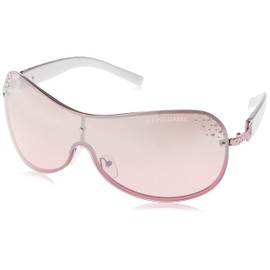 U.S. Polo Assn. PA5025 Rhinestone UV Protective Shield Sunglasses for Women. Classic Gifts for Women, 65 mm
