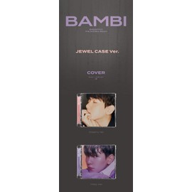 Baekhyun - Bambi (Jewel case ver./Random Cover) (3rd Mini Album) Album+Folded Poster+Extra Photocards Set
