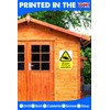 Caution Overhead Cables Sign – Correx Safety Board, Printed and