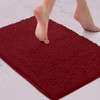 LuxUrux Bath Mat-Extra-Soft Plush Bath Shower Bathroom Rug, 1'' Chenille