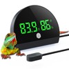 PAIZOO Reptile Thermometer Hygrometer, LED Reptile Tank Thermometer and Humidity