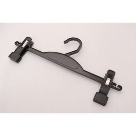 Sawafuji 765A Convenient Hanger for Skirts and Pants Storage, Made in Japan, Set of 5, Black