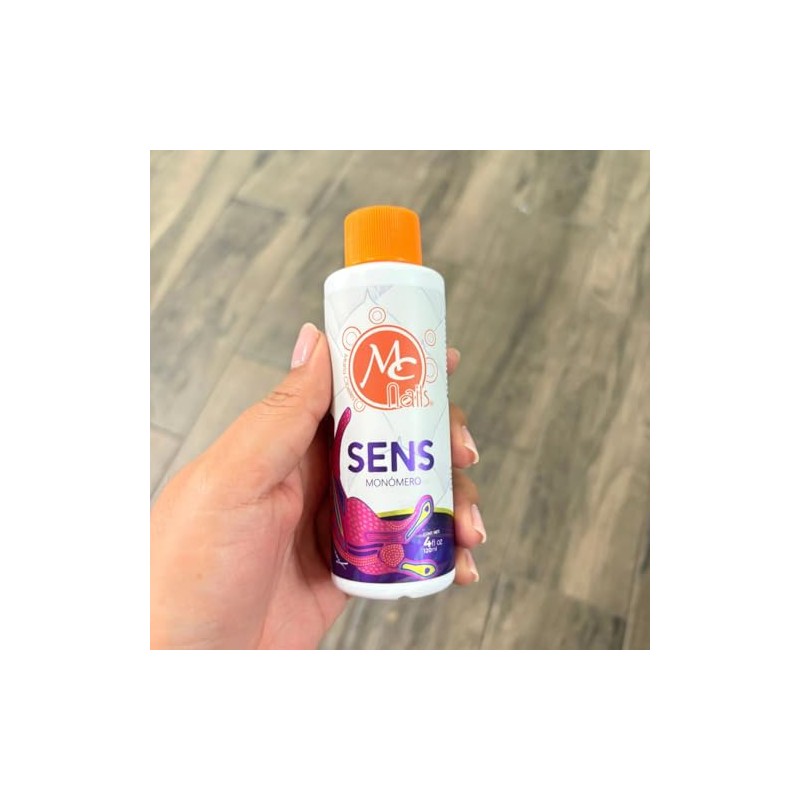 Líquido acrilico 4 Oz Sens, Uñas Acrilicas Mc Nails, presentacion