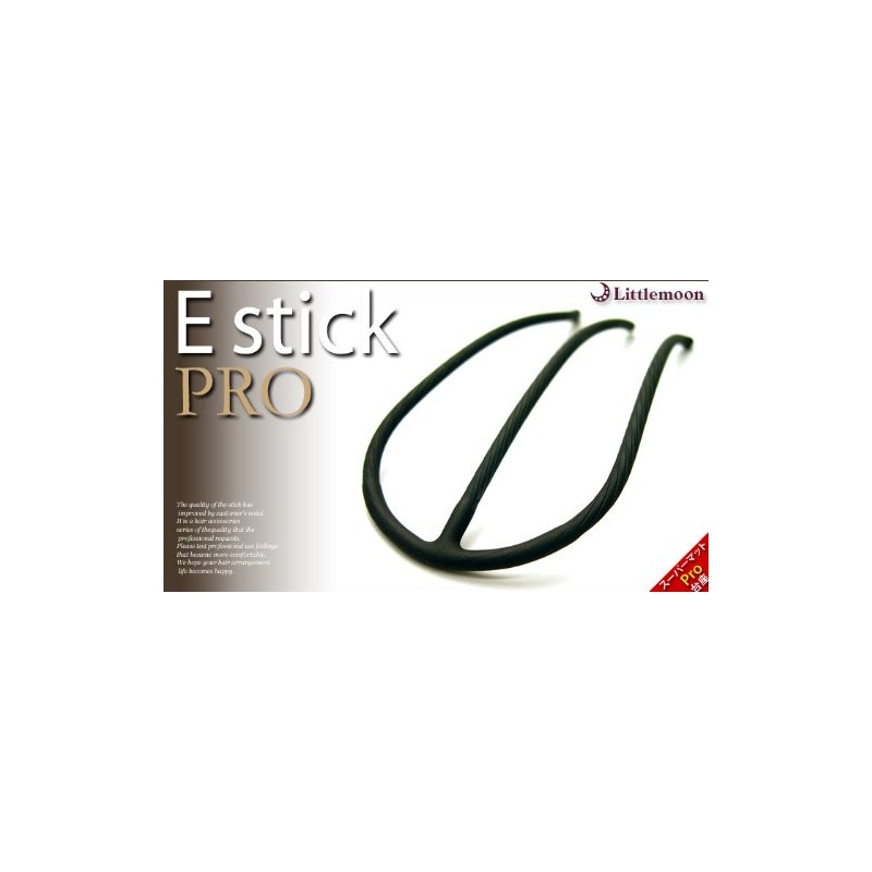(Little Moon) E-Stick -Pro- Matte Black Inner Hair Access, Easy