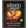 steep Organic Lemon Ginger Herbal 20 Count Box, Certified Organic,