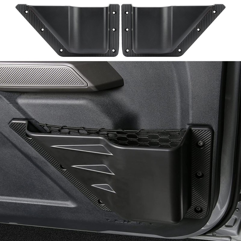 2PCS Front Door Storage Pockets Strong Inclusiveness Smooth Surface Replacement