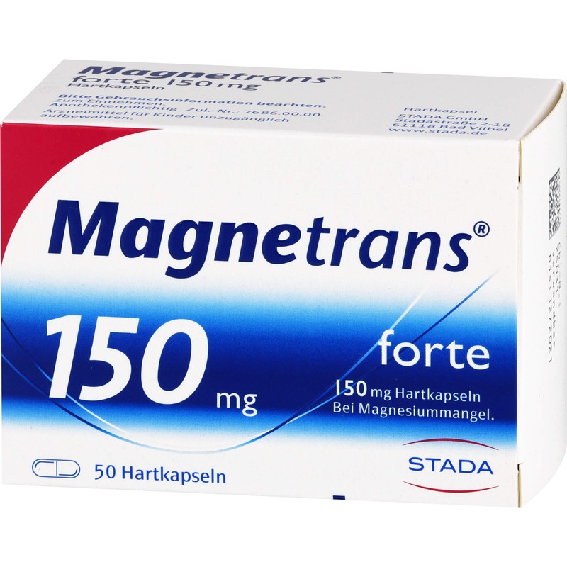Magnetrans forte 150 mg Hartkapseln bei Magnesiummangel, 50 pcs. Capsules