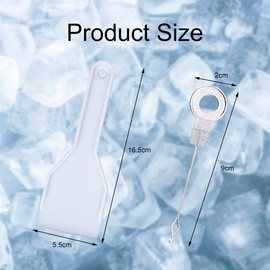 Fridge Ice Scraper, Freezer, Snow Remover, Ice Scraper for Fridge, Pack of 3, Multifunctional Thickened Snow Remover, for Family Freezer Ice Scraper