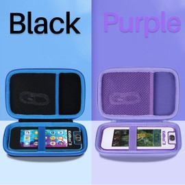 Lebakort Storage Case Compatible with VTech KidiBuzz 3 / KidiBuzz G2 Kids’ Electronics Smart Device KidiConnect (Purple Case)