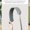 Retractable Gap Dust Cleaner Brush with 4 pcs Replacement Duster