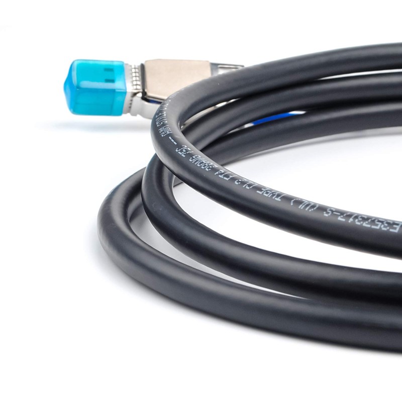 Heretom 12G External Mini SAS HD SFF-8644 to SFF-8644 Cable,