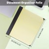 MAKUANG Document Organizer,Folio Folders with Pockets,File Organizer for Paper,Important Documents,