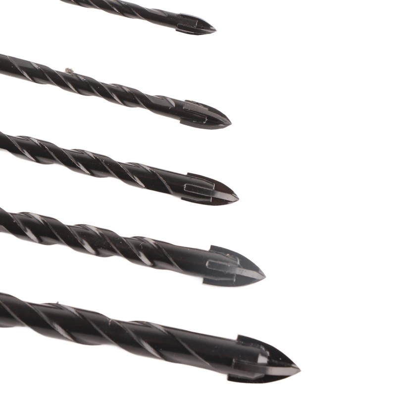 Twist Drill Set Wall Triangular Drill Bits 4MM 5MM 6MM