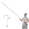 Clothes Hook Pole, Clothes Hanger Reaching Hook - Extendable 35"