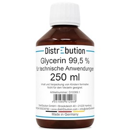 Glycerine 99.5% for Technical Use Vegetable 250 ml GMO Free