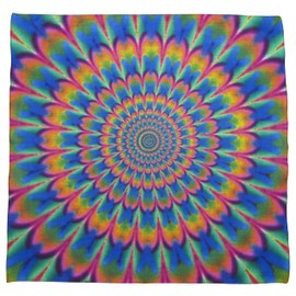 Psychedelic Twilight Zone Cotton Bandana