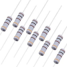 uxcell 50Pcs 100 Ohm Resistor, 3W 5% Tolerance Carbon Film Resistors, 4 Bands for DIY Electronic Projects and Experiments