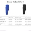 2Pack Soccer Shin Guards Shin Pads,IGUGIG Calf Compression Sleeve with