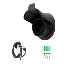 Pikioraz Wallbox Charging Cable Type 2 Wall Mount, Secure Cable Holder for EV Chargers, EV Charger Holder for Most EU Standards (TYP2-HA)