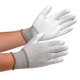 midori安全 Low Dust Static Diffusing Work Gloves mcg600 N Palm Coated SS 10, Double, 50-Pack