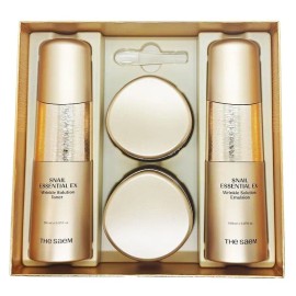 The Saem Snail EX Wrinkle Solution Skin Care 3-Piece Set / 더샘 스네일 이엑스 링클 솔루션 스킨케어 3종세트