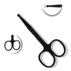 18PCS Nail Clippers Set Black Stainless Steel Portable High Strength