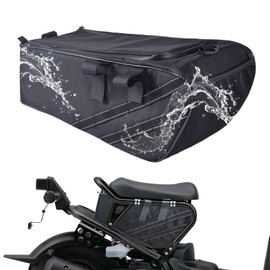 Sresk Under Seat Storage Bag Compatible with Honda Ruckus 2010-2025 Scooter Cling Side Frame Bag with Shoulder Straps (Black)