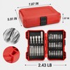 37 Piece Impact Screwdriver Bit Set for Drilling and Fastening