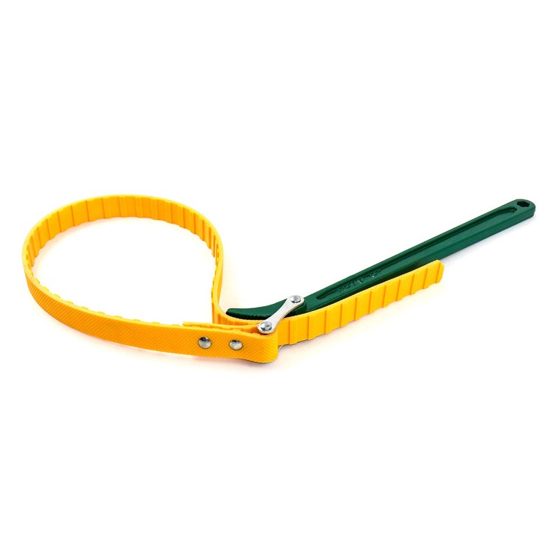 QWORK 15" Belt Strap Wrench, Multi-Purpose Adjustable Strap Oil Filter