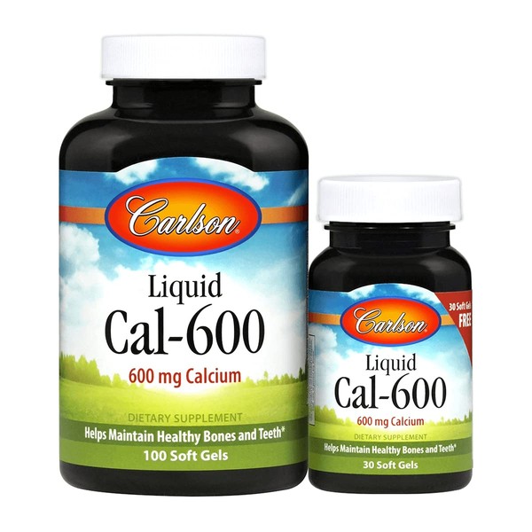 Liquid Cal-600 600 Milligrams 100+30 Sgels
