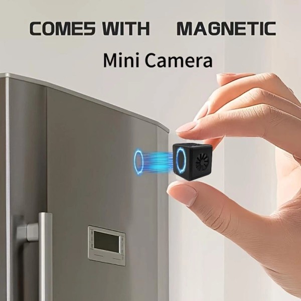 Unbranded 2K Mini Wireless Camera -2.4G WiFi,Night Vision,2-Way Audio,USB/Batt