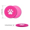 Piburth 4 Pack Car Cup Holder Coasters, Dog Paw Insert