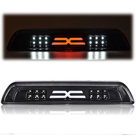 GRAND ORANGE LED 3rd Brake Light Compatible with Toyota Tundra 2007 2008 2009 2010 2011 2012 2013 2014 2015 2016 2017 2018 3rd Thrid Tail Cargo Lamp Clear Lens Black Housing