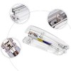Transparent Acrylic Stapler for Office, Clear Staplers for Desk, Silver