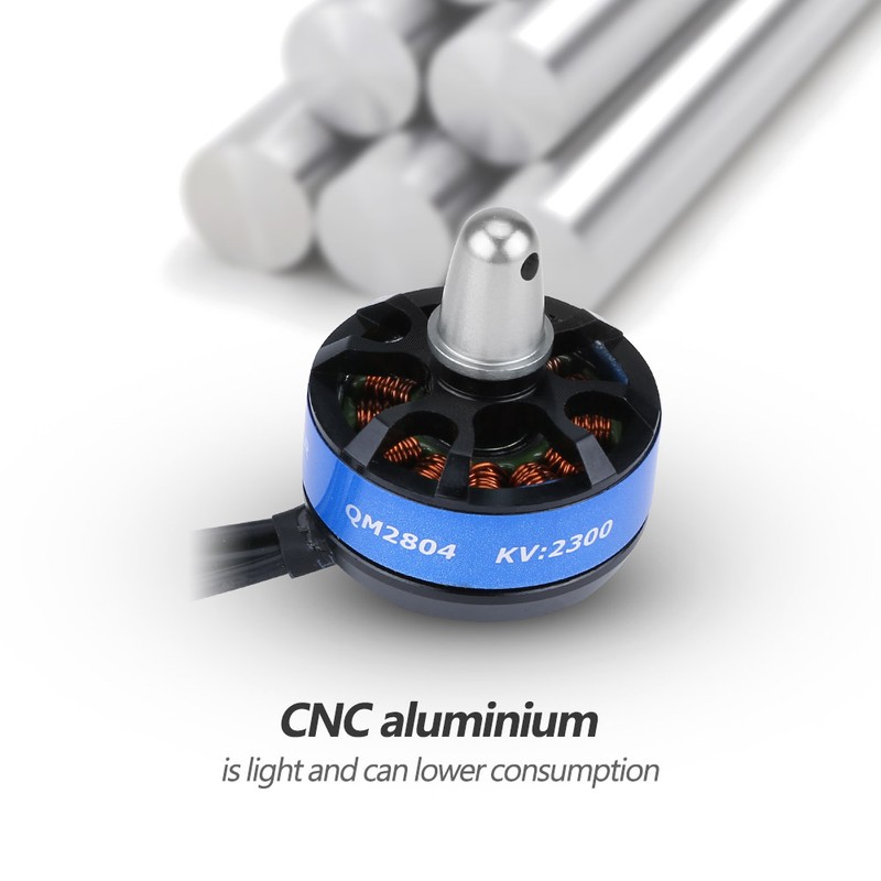 1pc QM2804 (2204) 2300KV Racing Brushless Motor Drone Set for