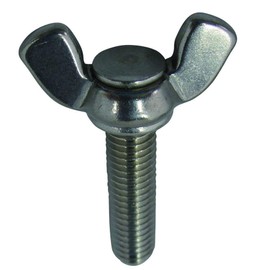 DAIDOHANT 10186459 Stainless Steel Butterfly Bolt [Without SUS304] (Nominal Diameter d) 0.2 x Length L 0.6 inches (15 mm) (Pack of 2)