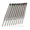 10 x Black Ink Pen Refills for Parker Ballpoint Pens,